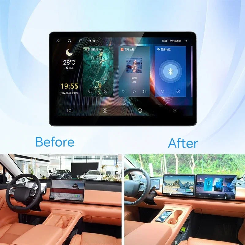Co-pilot entertainment screen for Leapmotor C10 & Leapmotor B10