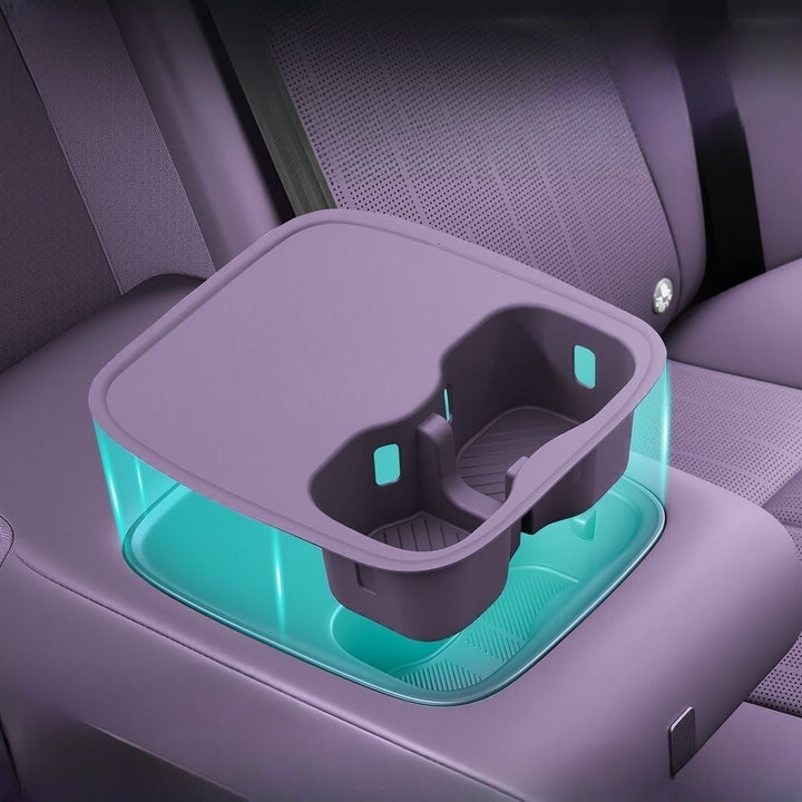 Rear Seat Cup Holder Silicone Mat for Leapmotor B10