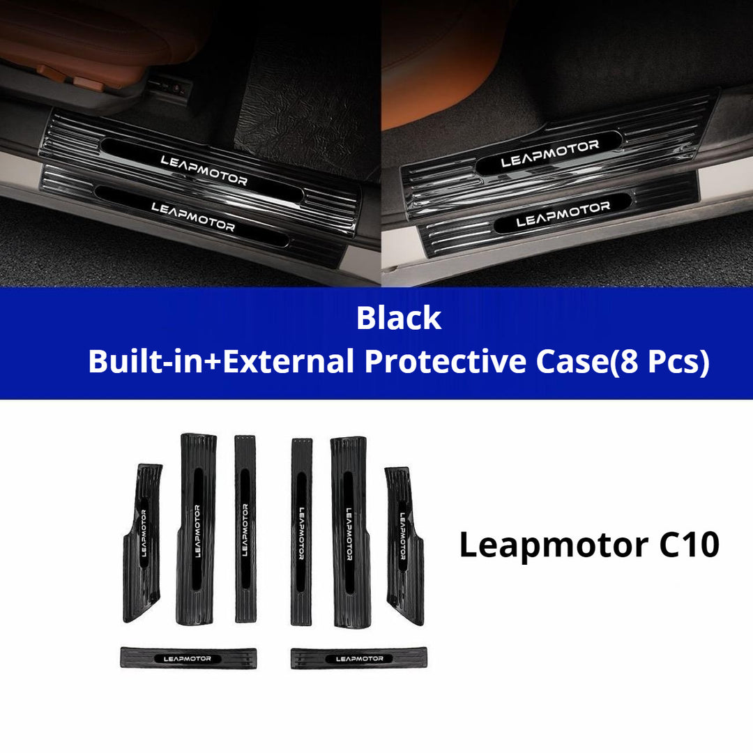 Türschwellenschutz aus Edelstahl für Leapmotor