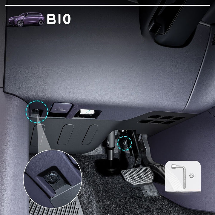 Plaque de protection de câblage ABS sous le volant pour Leapmotor B10