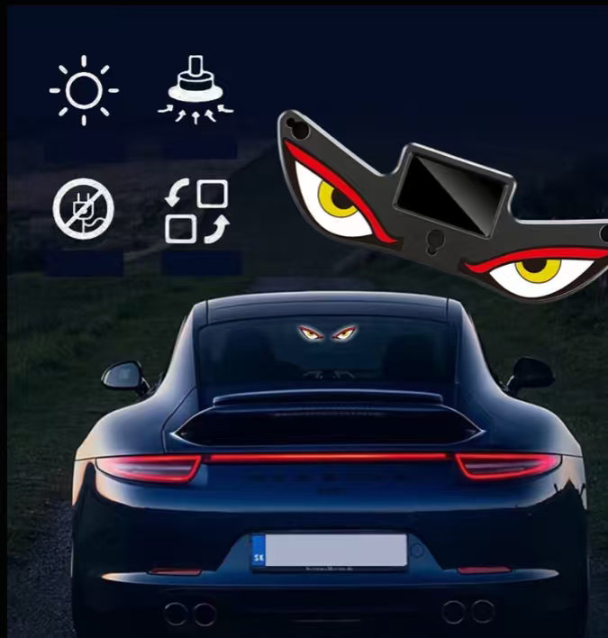 Solar Devil Eye LED Warning Light