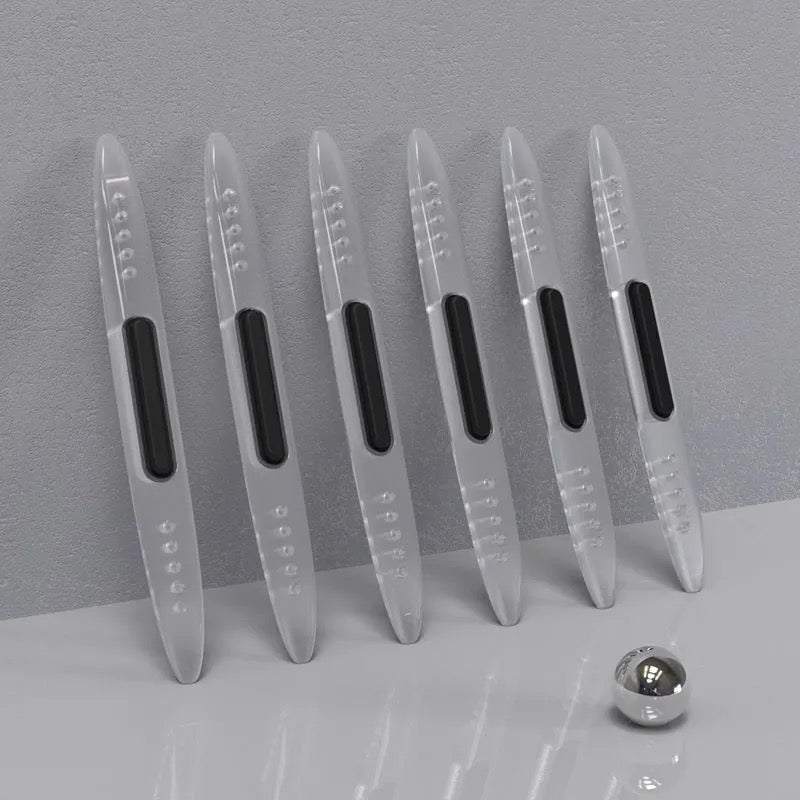 Built-in airbag-compatible silicone bumpers