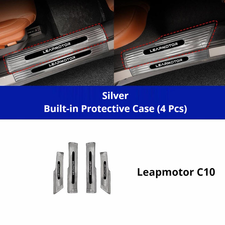 Türschwellenschutz aus Edelstahl für Leapmotor