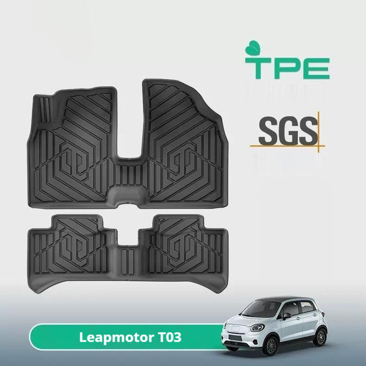 All Weather Foot Mats for Leapmotor T03 Accessories