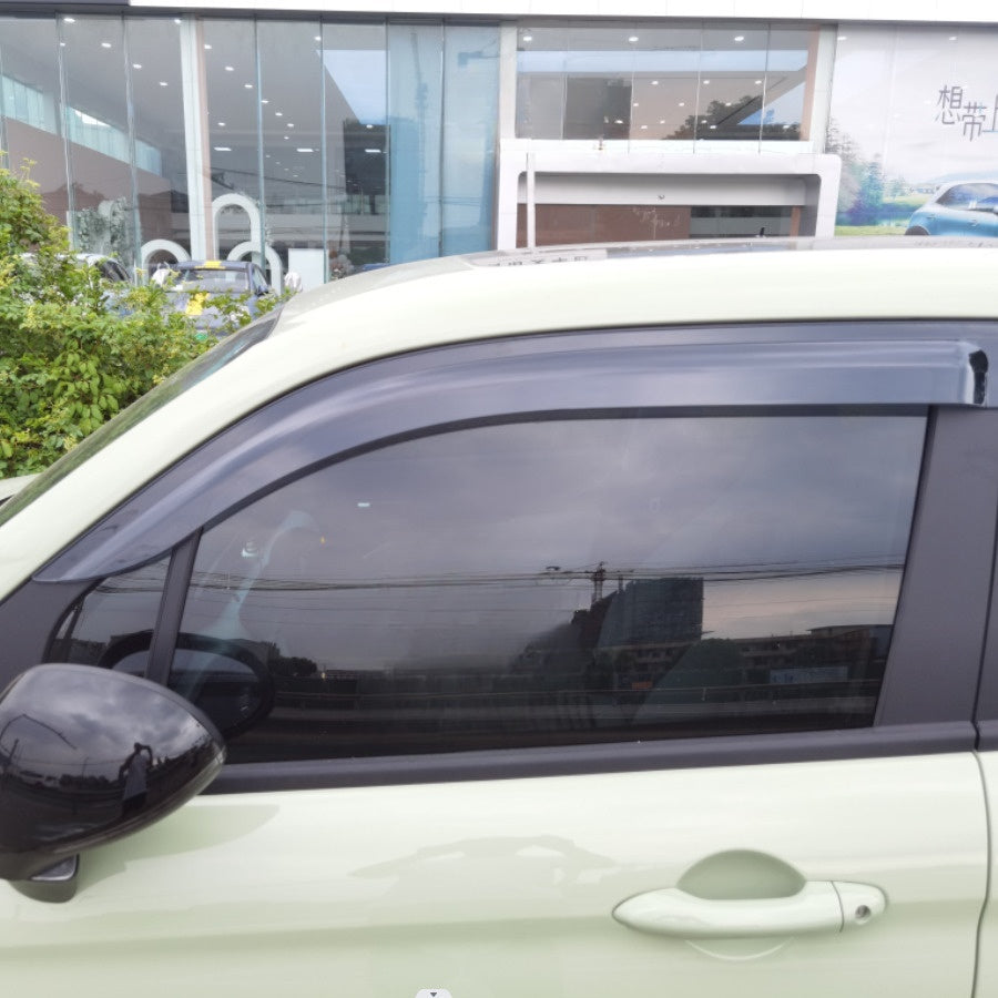 Voller schwarzer Fenster-Windabweiser für Leapmotor T03
