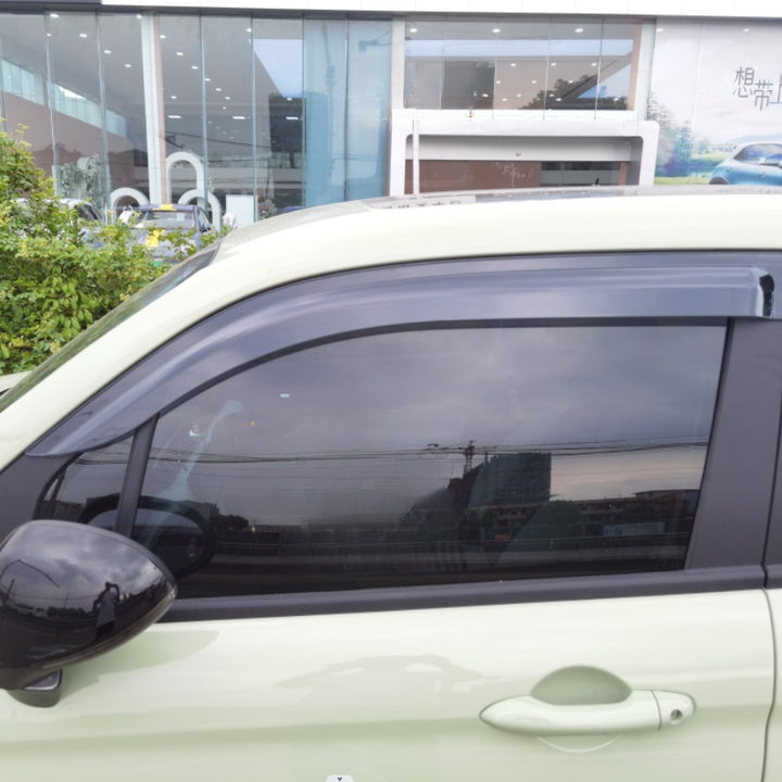 Voller schwarzer Fenster-Windabweiser für Leapmotor T03