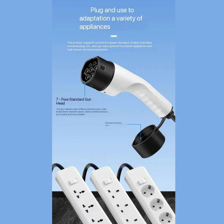 Adaptateur de décharge V2L Type 2