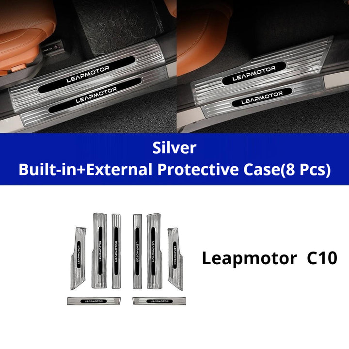 Türschwellenschutz aus Edelstahl für Leapmotor