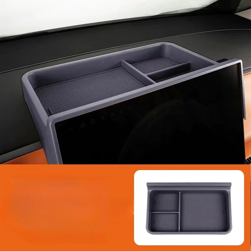 Storage compartment behind the center console screen for Leapmotor C10 - COSYEV