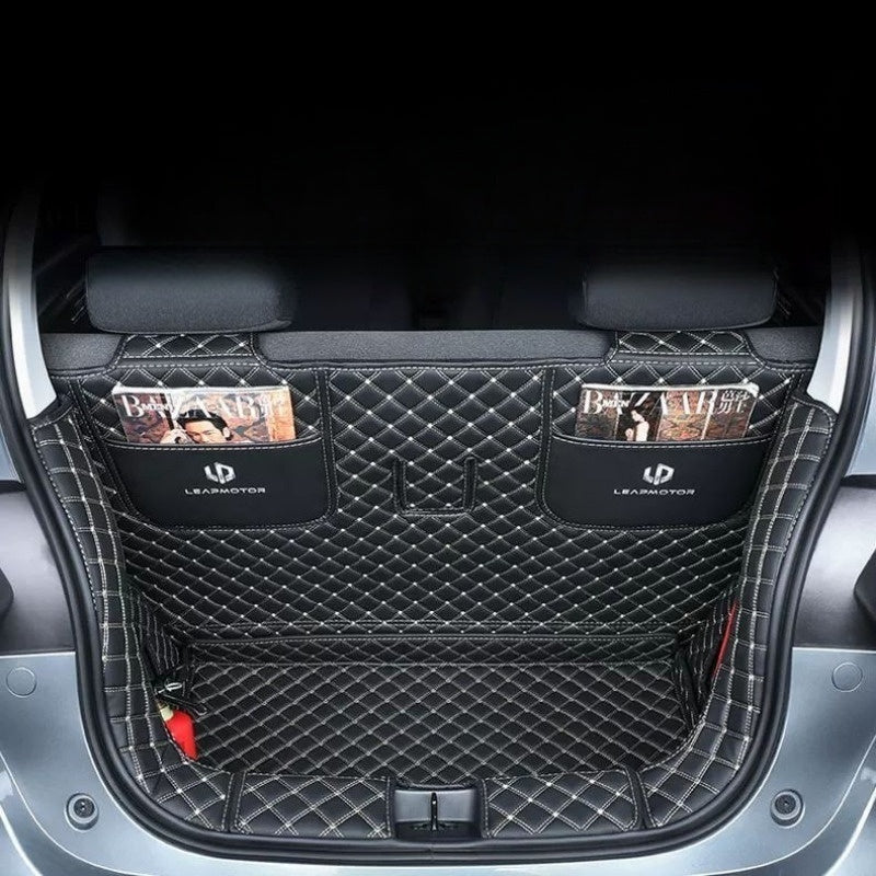 Full-coverage Leather Trunk Mat for Leapmotor T03 - COSYEV