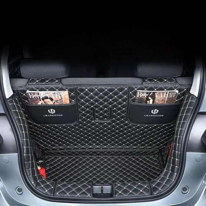 Full-coverage Leather Trunk Mat for Leapmotor T03 - COSYEV