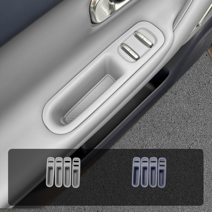 Door Window Switch Silicone Pad | Car Door Handle Storage Tray Protector for Leapmotor B03X