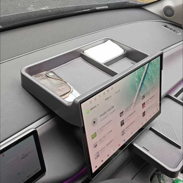 Storage compartment behind the center console screen for Leapmotor C10 - COSYEV