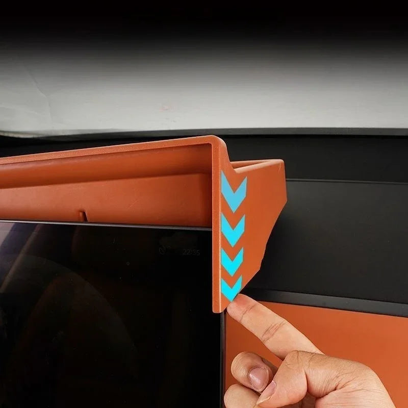 Storage compartment behind the center console screen for Leapmotor C10 - COSYEV