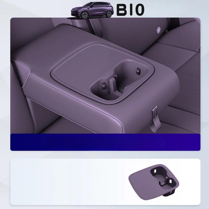 Rear Seat Cup Holder Silicone Mat for Leapmotor B10