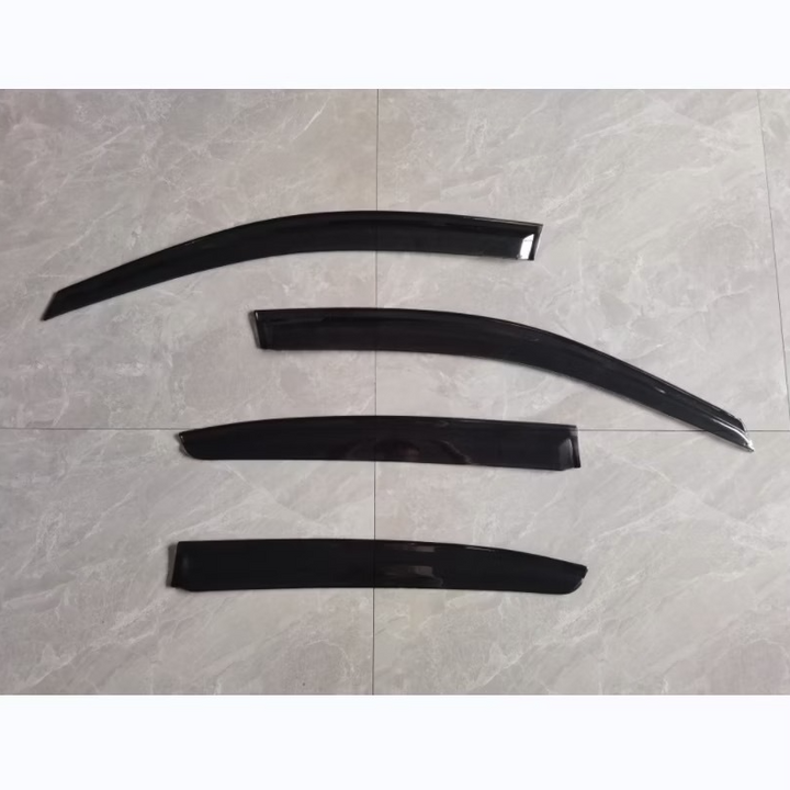 Voller schwarzer Fenster-Windabweiser für Leapmotor T03