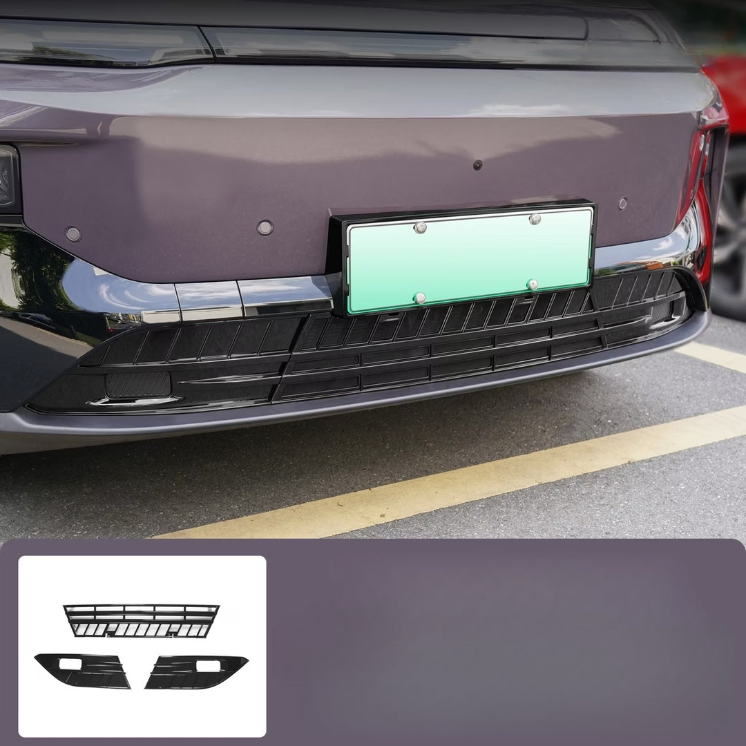 Calandre grillagée de protection anti-insectes de pare-chocs inférieur pour Leapmotor B10 | Grille anti-insectes divisée en 3 pièces, installation par clip
