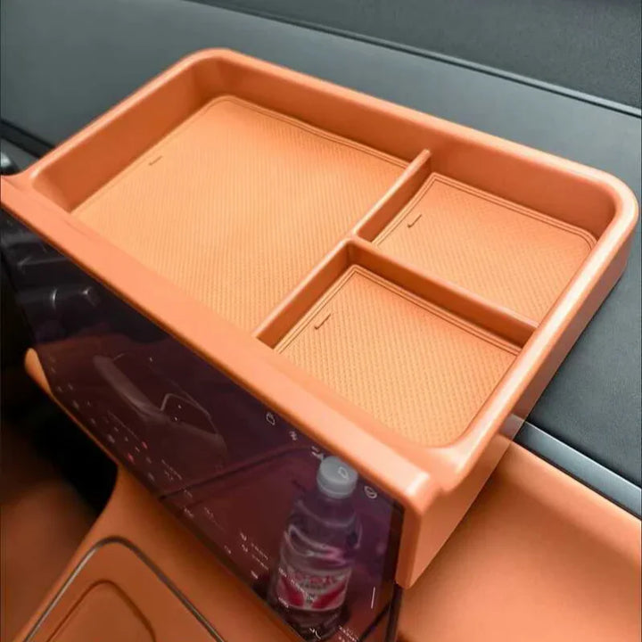 Storage compartment behind the center console screen for Leapmotor C10 - COSYEV