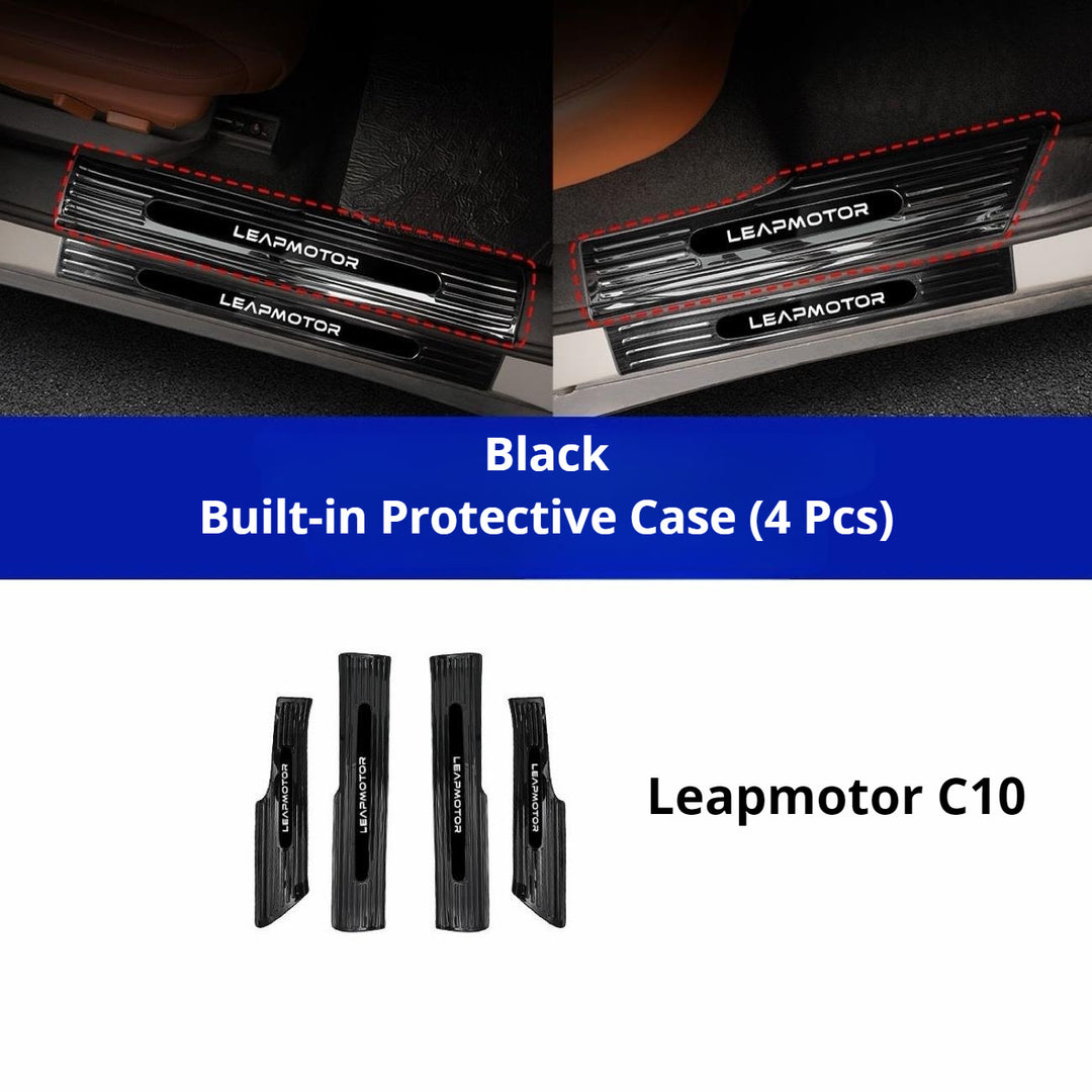 Türschwellenschutz aus Edelstahl für Leapmotor
