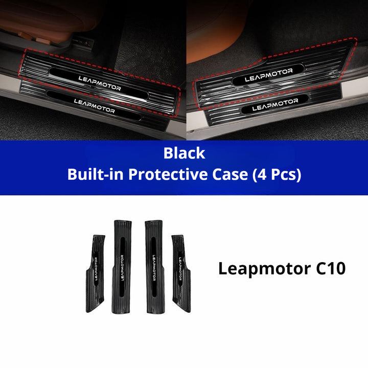 Türschwellenschutz aus Edelstahl für Leapmotor