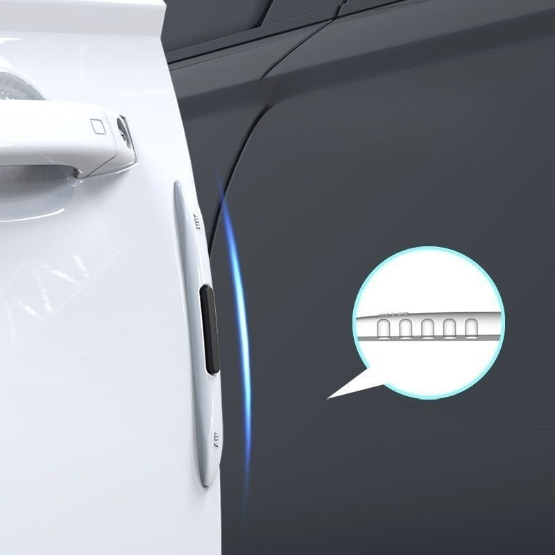 Built-in airbag-compatible silicone bumpers