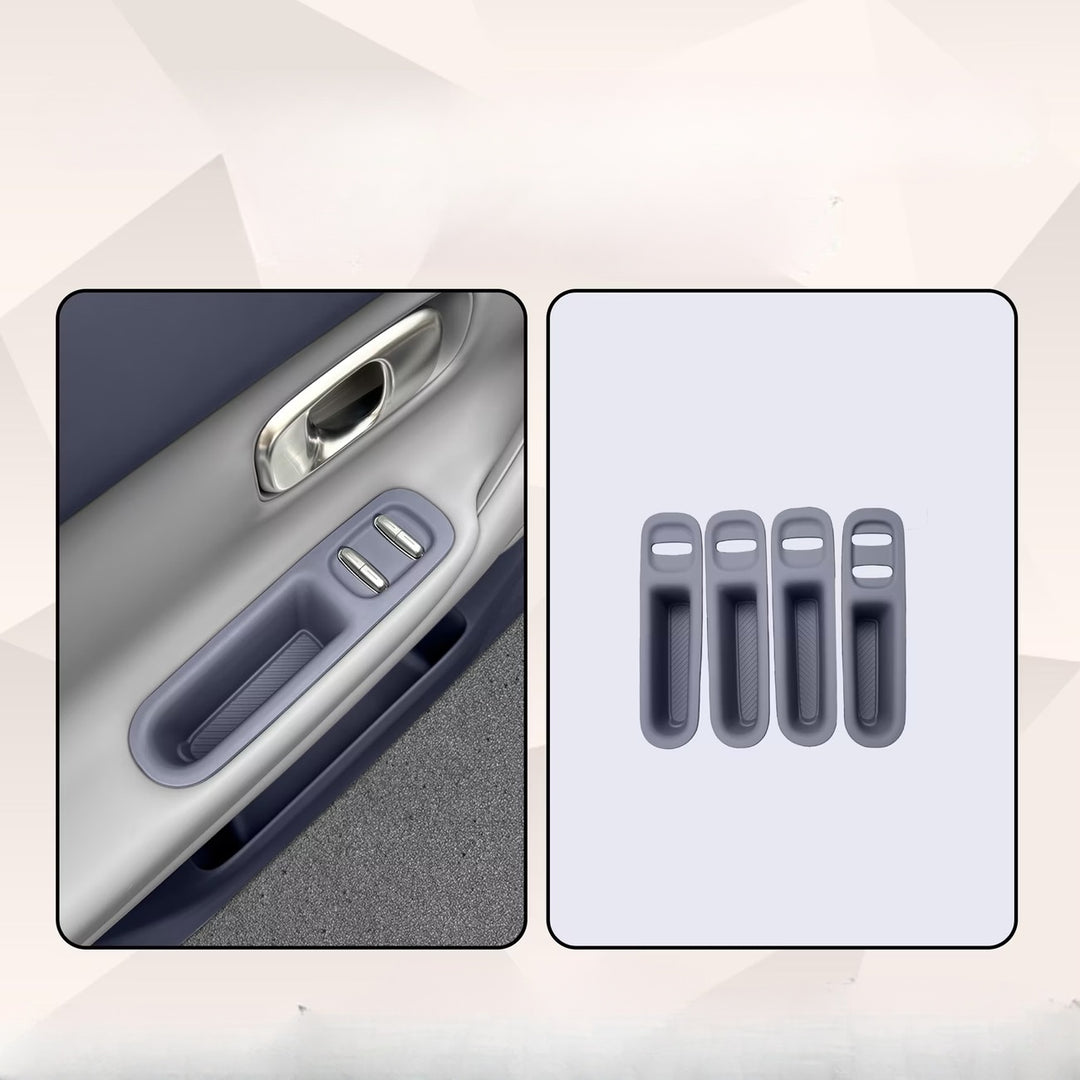 Door Window Switch Silicone Pad | Car Door Handle Storage Tray Protector for Leapmotor B03X