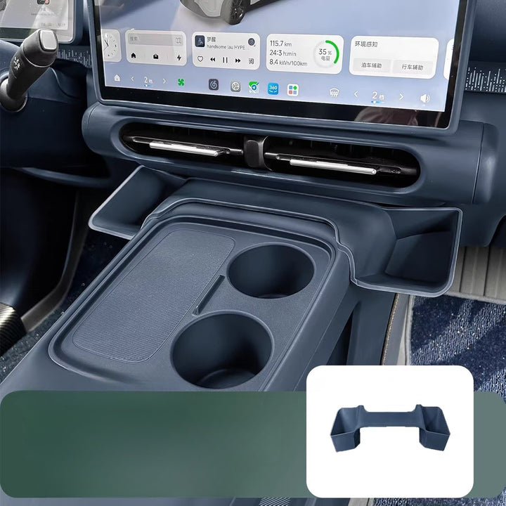 Caja de almacenamiento debajo de la pantalla de navegación para Leapmotor B03X