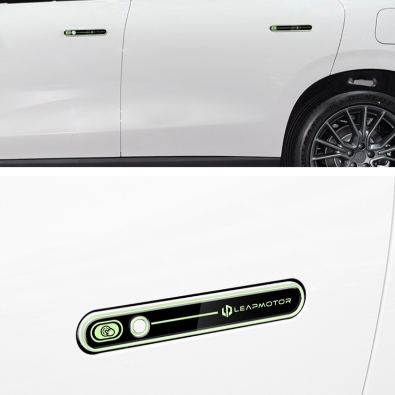 Glow-in-the-dark exterior door handle protector for Leapmotor C10