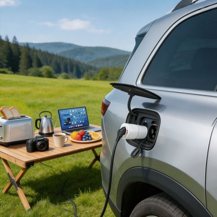 Adaptateur de décharge de véhicule à charge (V2L) Type 2 | Fiche de décharge pour VE 32A max.