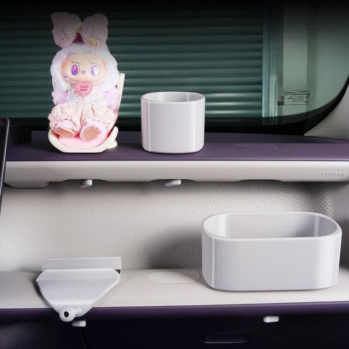 Passenger Cup Holder &amp; Snack Storage Tray Set For Leapmotor B10 &amp; B05