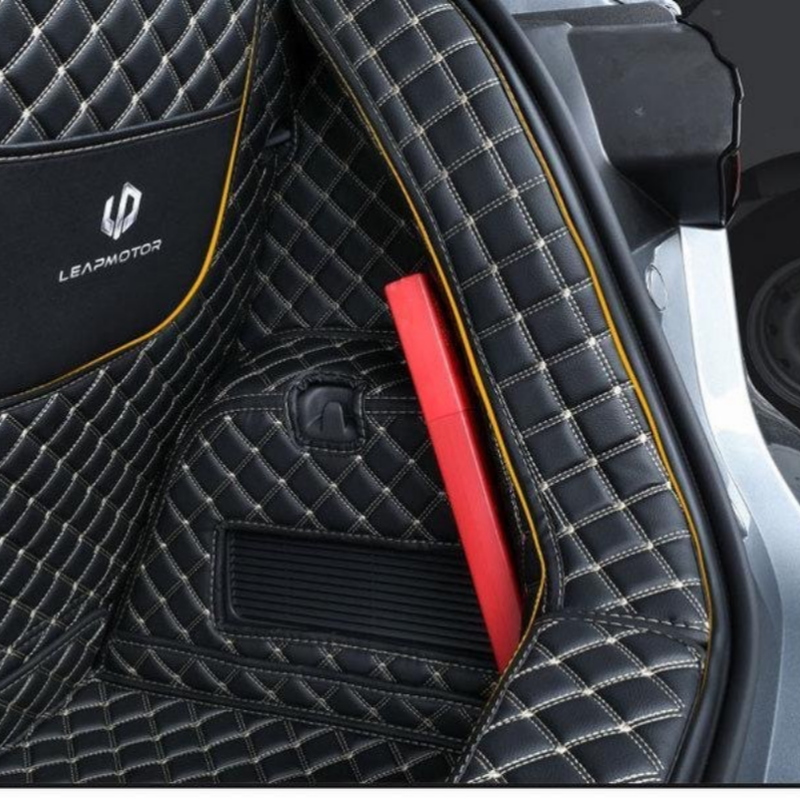 Full-coverage Leather Trunk Mat for Leapmotor T03 - COSYEV