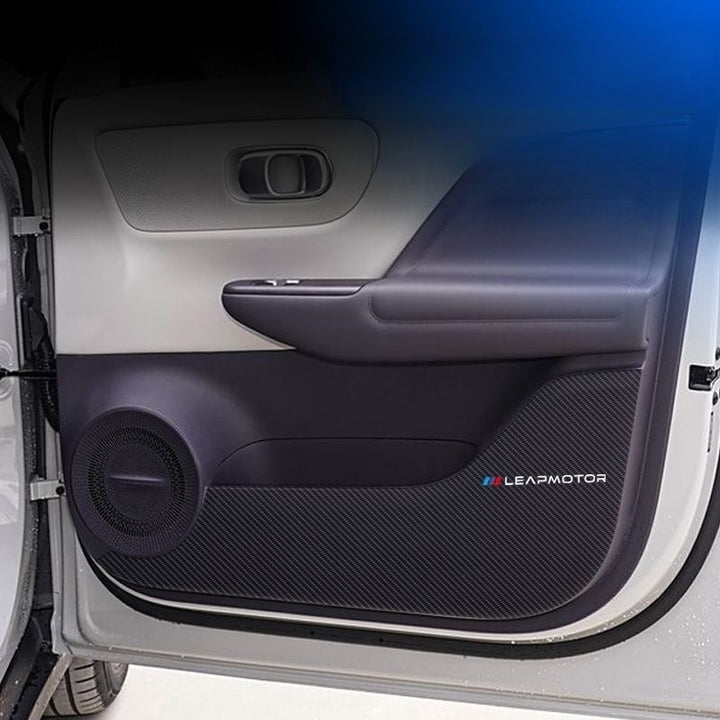 Tapis en cuir anti-coup de pied pour portières et boîte à gants pour Leapmotor B10