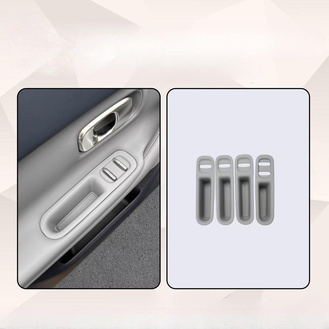 Door Window Switch Silicone Pad | Car Door Handle Storage Tray Protector for Leapmotor B03X