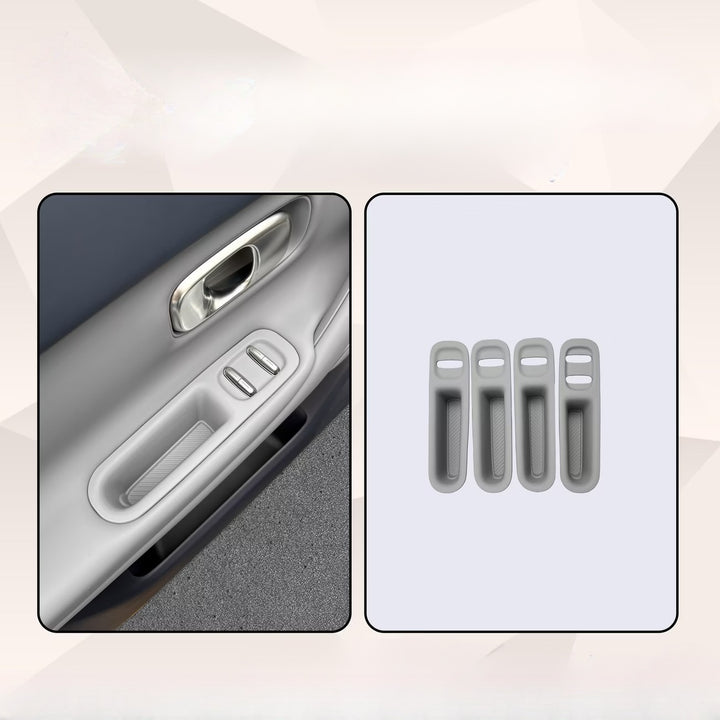 Door Window Switch Silicone Pad | Car Door Handle Storage Tray Protector for Leapmotor B03X