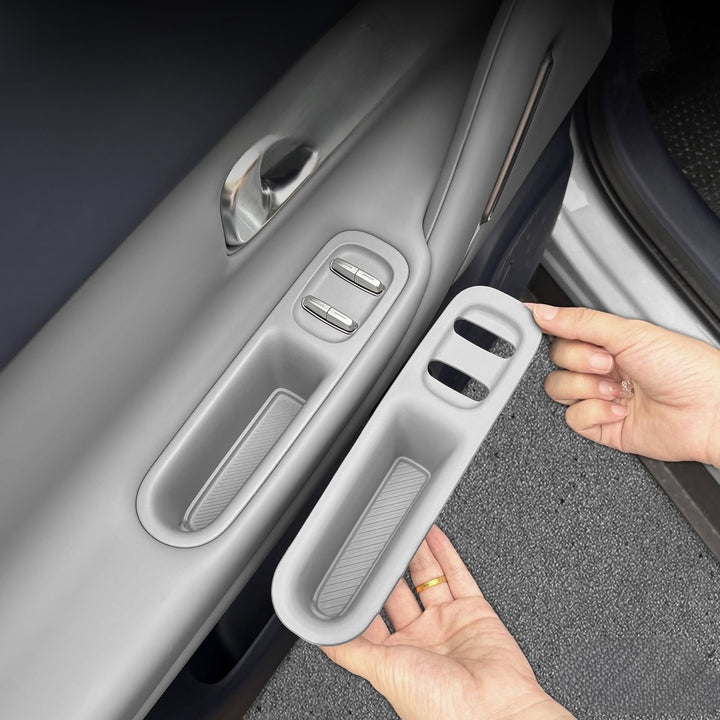 Door Window Switch Silicone Pad | Car Door Handle Storage Tray Protector for Leapmotor B03X