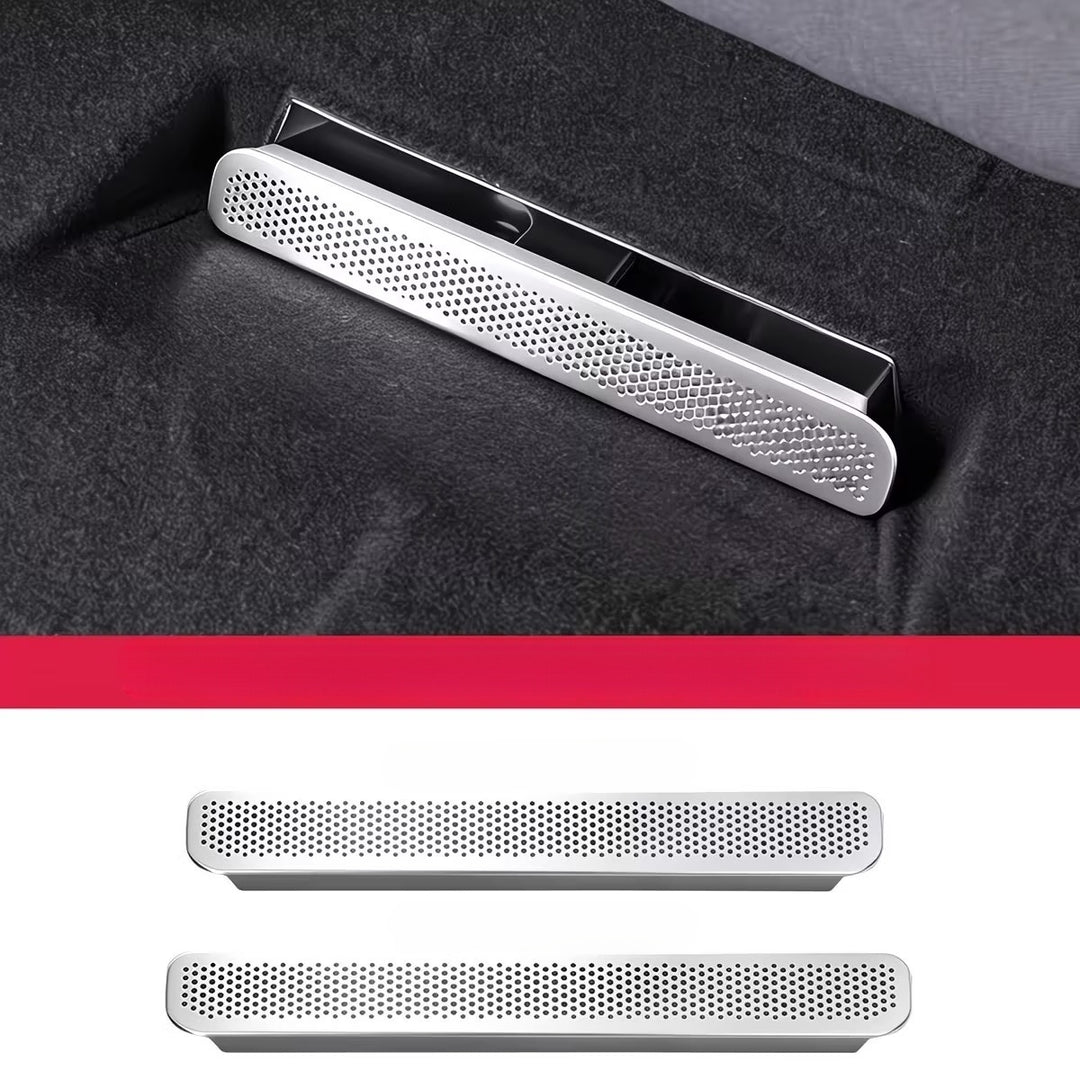 Stainless steel under seat vent cover for Leapmotor B05